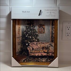 Studio McGee Gold Framed Holiday Wall Art